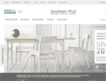 Tablet Screenshot of jacobsenplus.dk